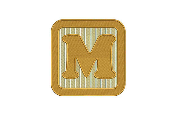 Alphabet M Letter: A Charming Touch for Personalized Embroidery Gifts