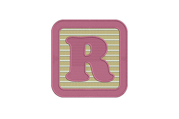 Alphabet R Letter: A Sweet Touch for Personalized Embroidery
