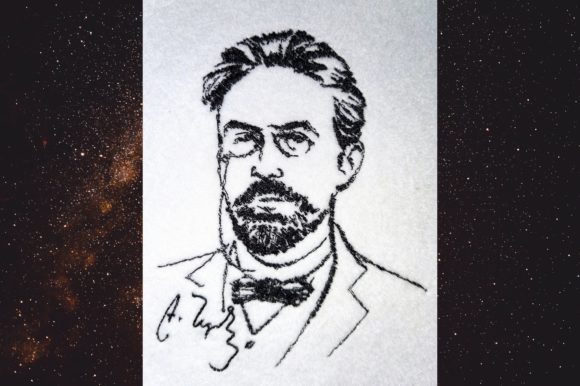 Anton Chekhov Embroidery: A Thoughtful Design for Literary Lovers