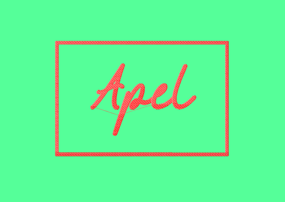 Apel: A Thoughtful Embroidery Design for Boutique Apparel