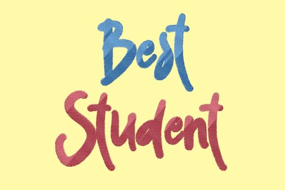 Best Student: A Sharp, Versatile Embroidery Design for Real-World Projects