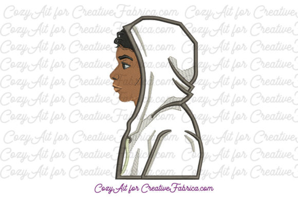 Boy in Hoodie: A Charming Embroidery Design for Personalized Gifts