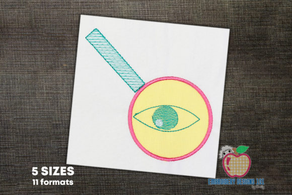 Glass of the Research with Eye Embroidery Review