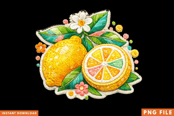 h1Lemon Blossom Faux Embroidery PNG Review for Craft Fair Sellers/h1