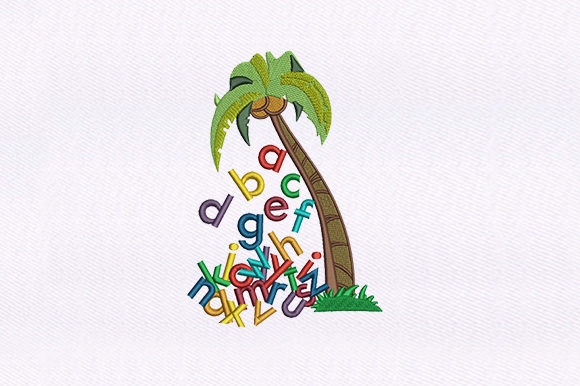 Letters Fruiting Tree Design Review for Boutique Apparel