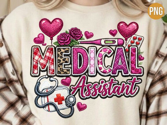 Medical Assistant Embroidery Patch PNG: A Craft Fair Review
