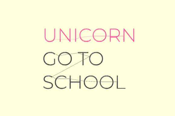 Unicorn Go to School Embroidery Review